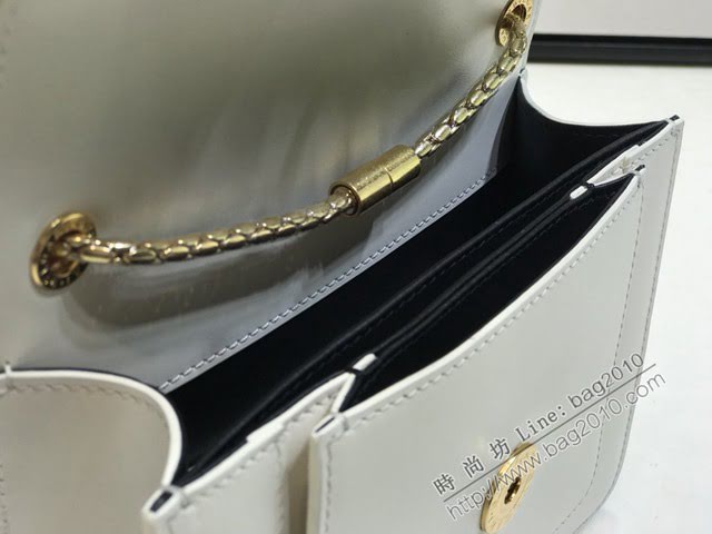 Bvlgari女包 寶格麗新品系列鏈條小包 B288741 膠囊系列 雙蛇首搭扣 Bvlgari2020新款女包  fyd1538